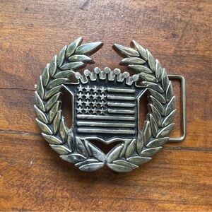 Famous Stars and Straps Cadillac American Flag belt buckle
